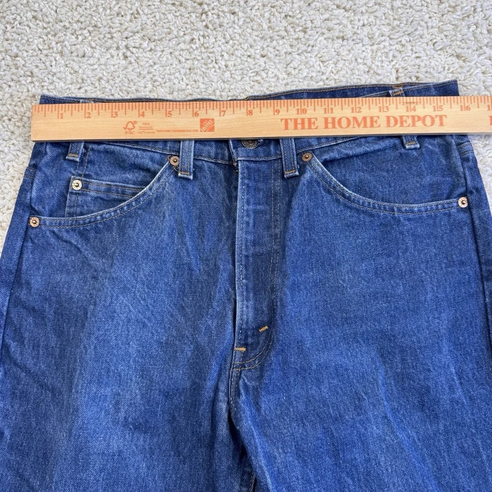 Vintage Levi's Orange Tab Men's Jeans 32x30 Dark Wash Straight Leg Denim